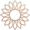 Ekena Millwork Daisy Wood Fretwork Pierced Ceiling Medallion, Cherry, 22"OD x 7 5/8"ID x 3/8"T CMWP22X22X0375DACH - alternate 1